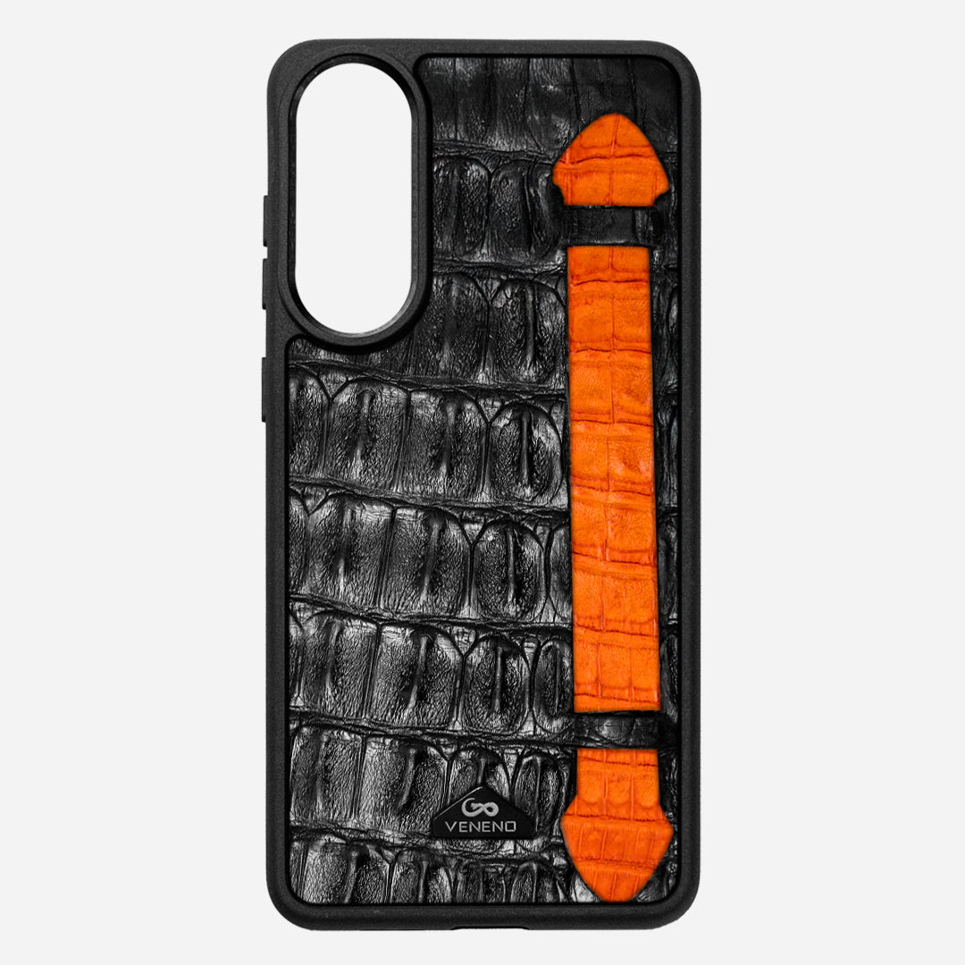 Funda S25 Edge - StrapX Tangerine Noir