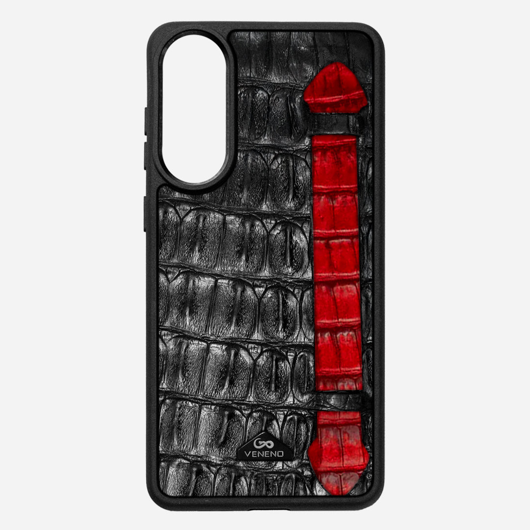Funda S25 Edge - StrapX Cherry Noir