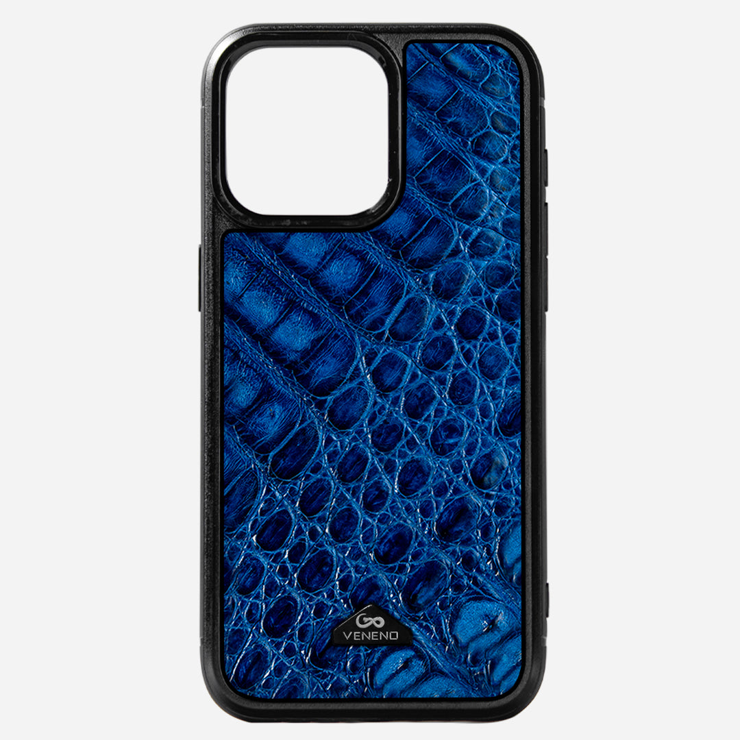 Funda iPhone 14 Pro Max Illuminati Billionaire Croc Royal Blue
