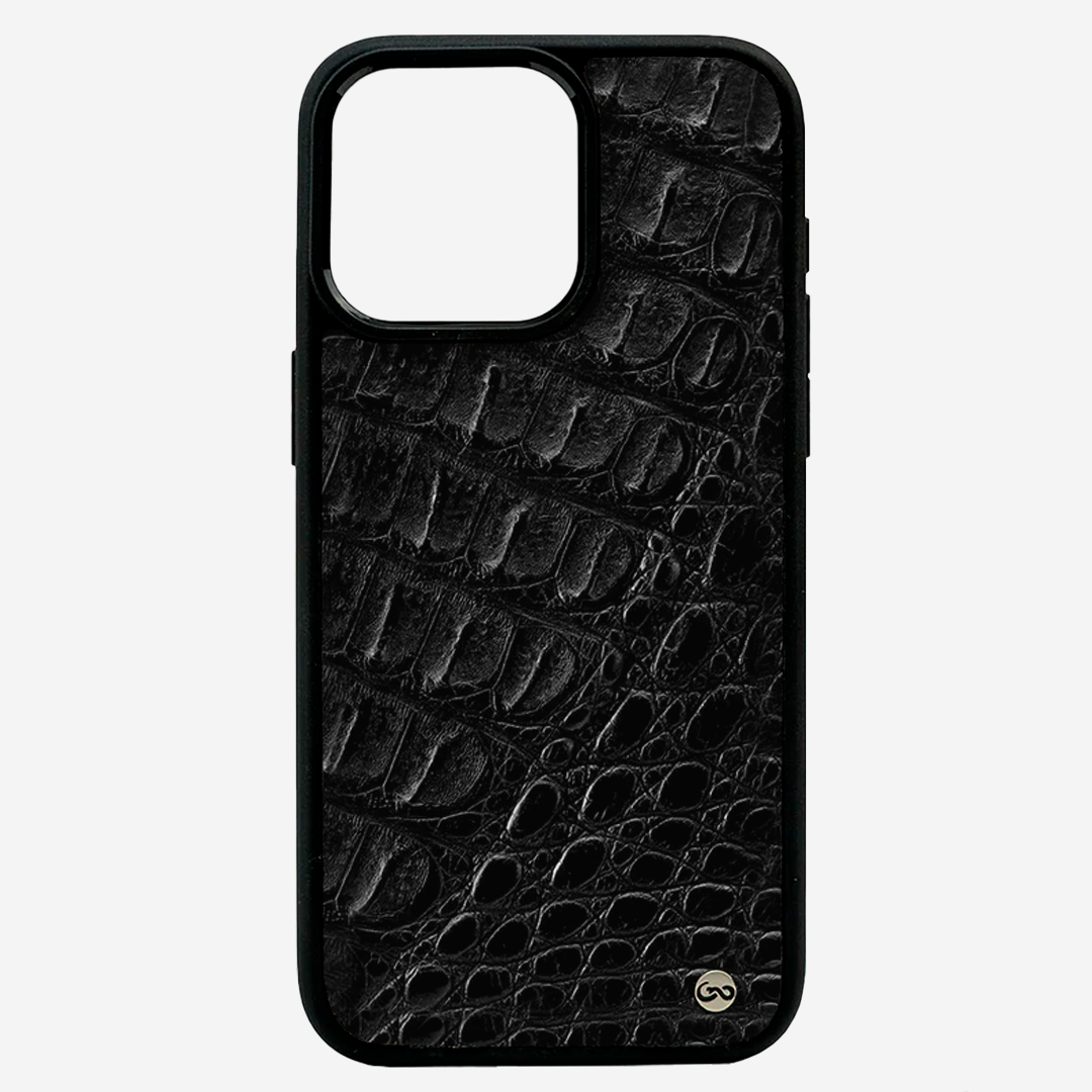 Funda iPhone 13 Pro Billionaire Croc Black