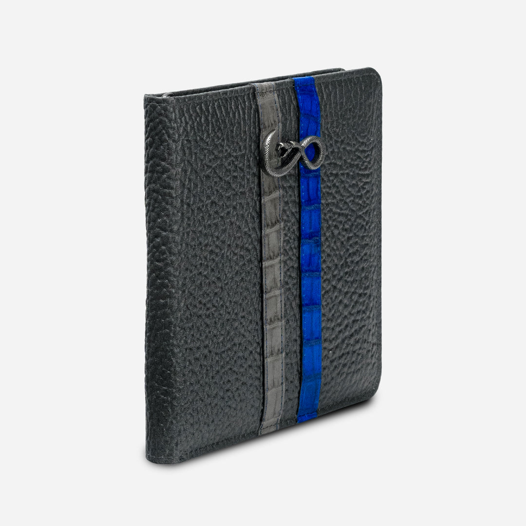 Porta Domino - Pixel Billionaire Croc Saphir