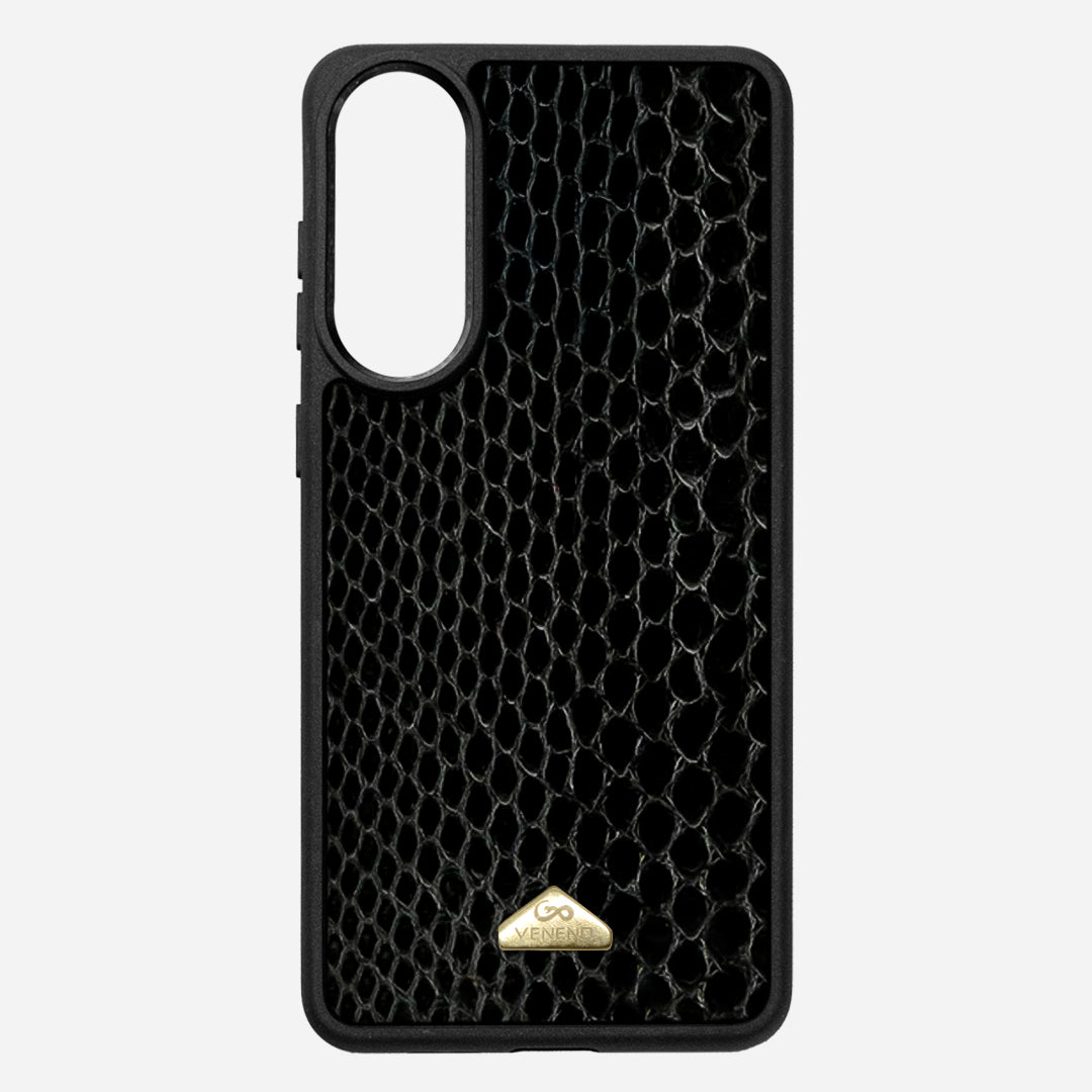 Funda S25 Edge Illuminati Python Half Black