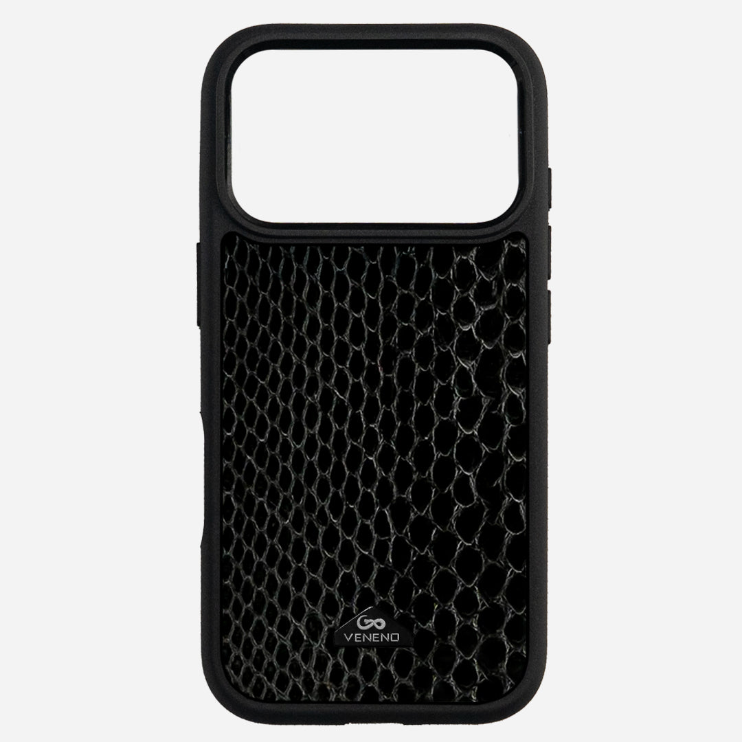 Funda iPhone 17 Pro Max Python Half Black