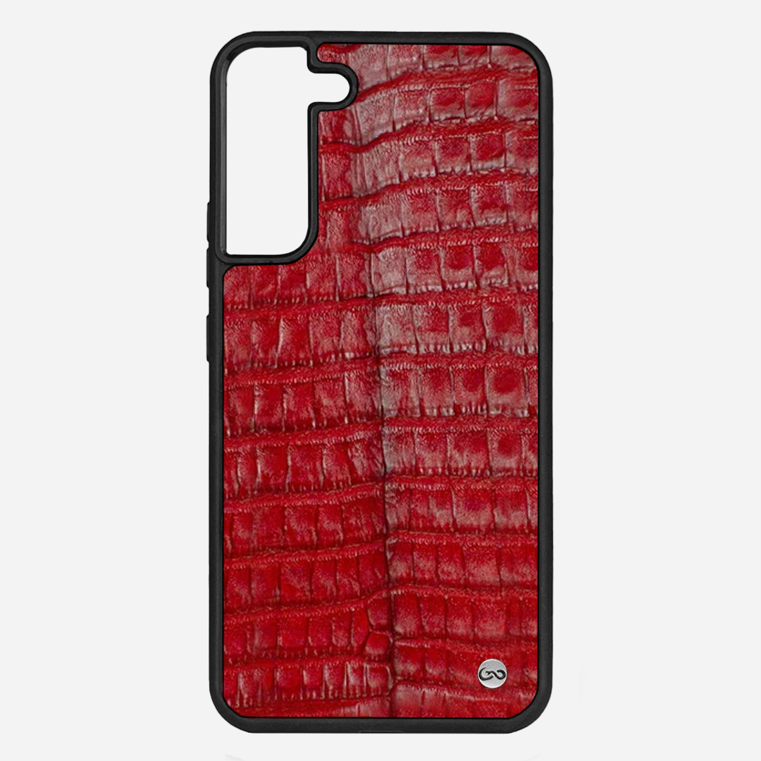 Funda S21Plus Billionaire Croc Red