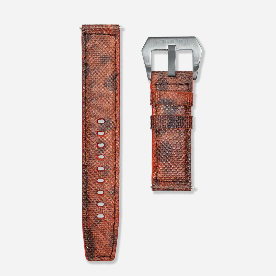 “Extensible 22mm” Lizzard Tangerine Dusk