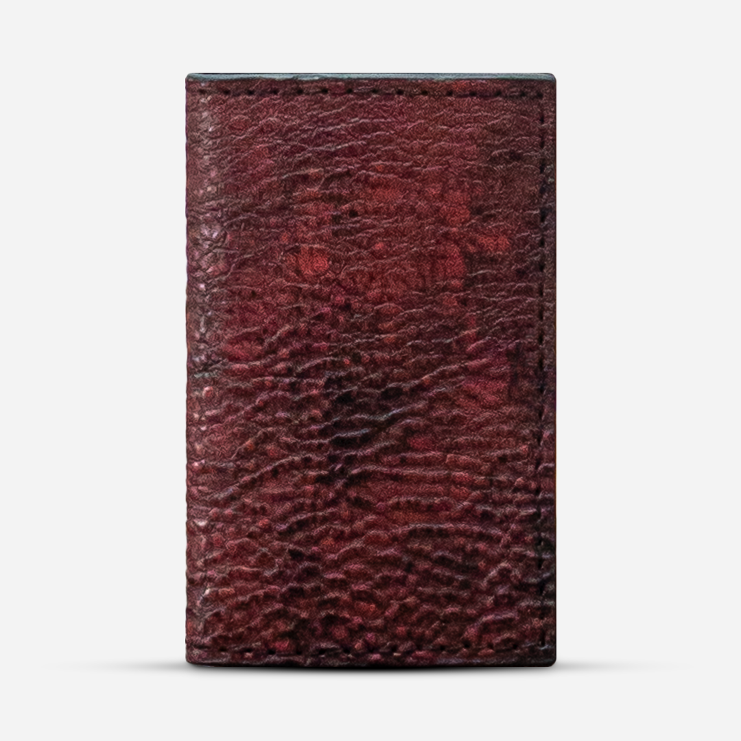Tarjetero Vertical "Huracán" Red Lava