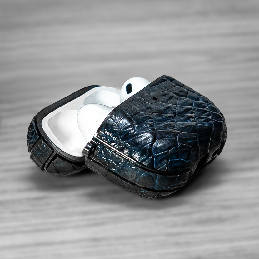 Funda Airpods Pro 3Gen - Billionaire Croc Navy Blue