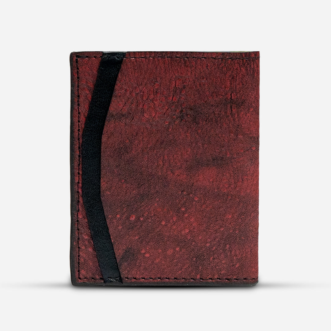 Cartera Compacta "The TIE" Deep Red