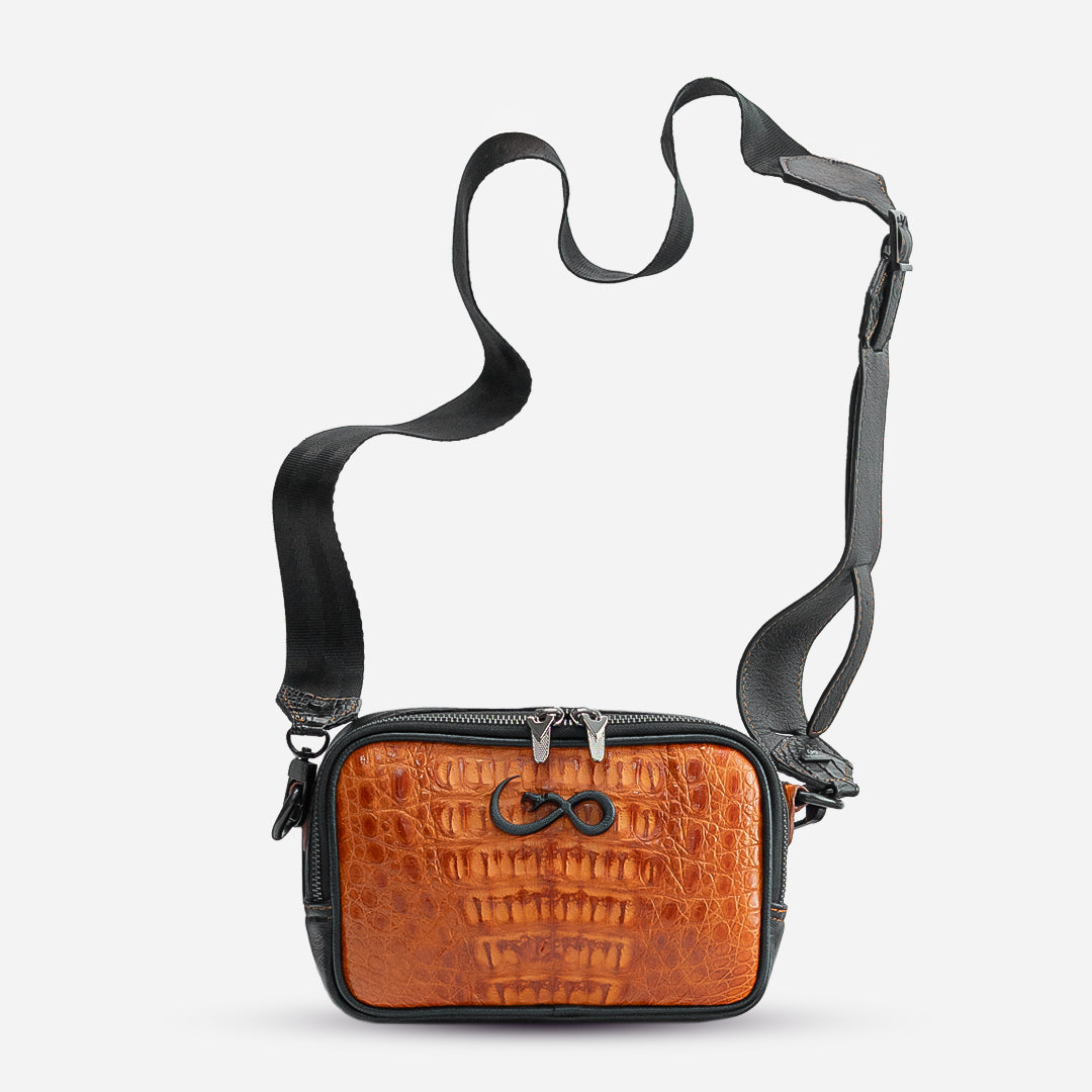 Documentera Mini - Billionaire Croc Orange Sunset