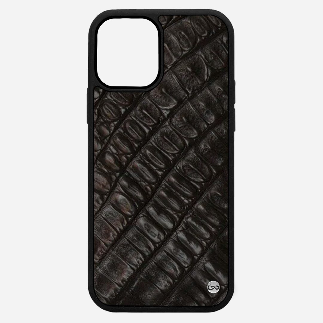 Funda iPhone 12/12Pro Billionaire Croc Black