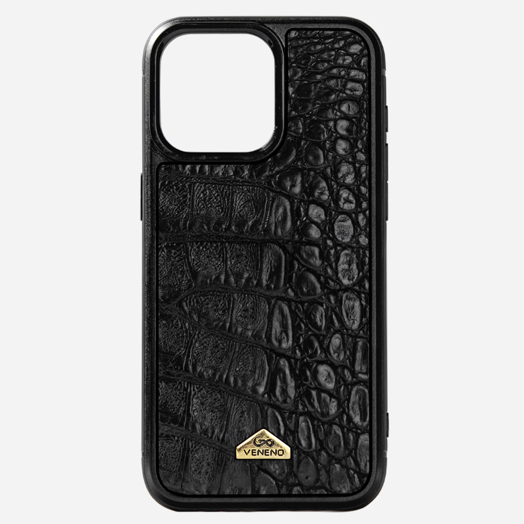 Funda iPhone 13 Pro Illuminati Billionaire Croc Black