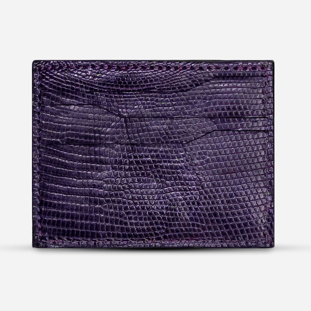 Tarjetero Horizontal "Turbo" Lizzard Purple