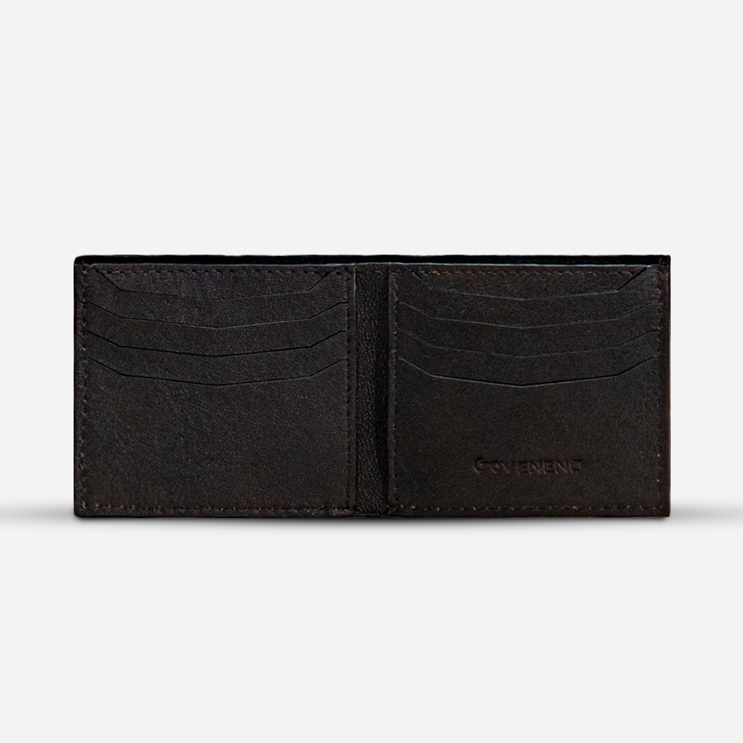 Cartera "The Grid" Ostrich Full Brown
