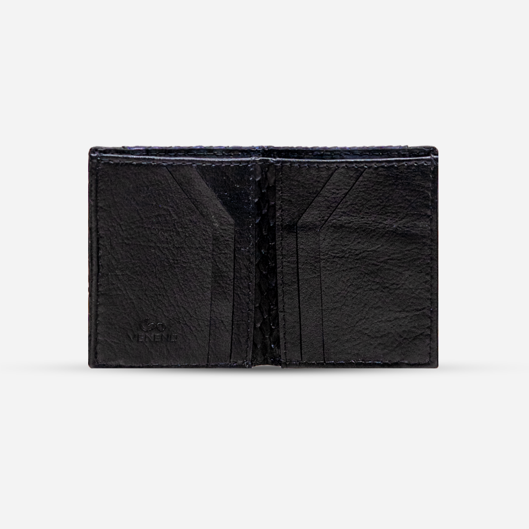 Cartera Compacta "The TIE" Python Amethyst