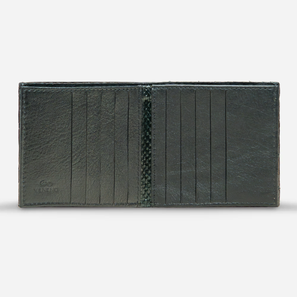 Cartera Grande "The Ambassador" Python Forest
