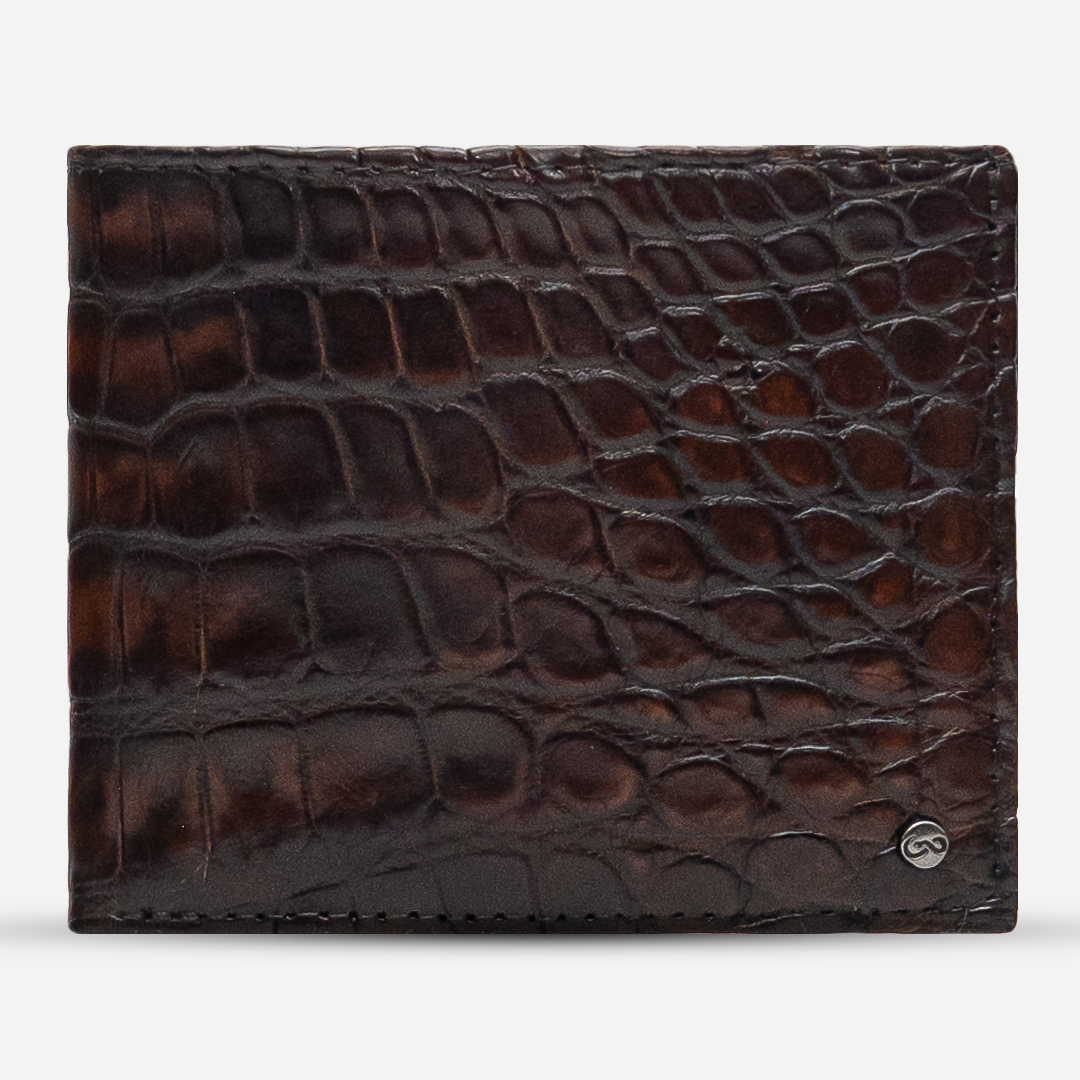 Cartera Grande "The Ambassador" - Billionaire Croc Brûlé