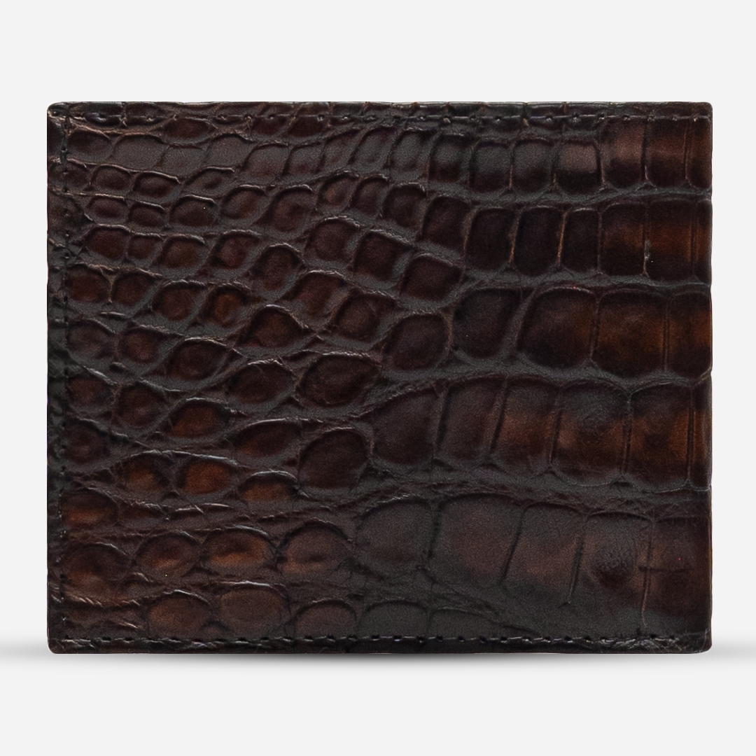 Cartera Grande "The Ambassador" - Billionaire Croc Brûlé