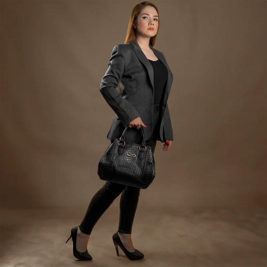 Bolso "Eleanor" - Faux Crocodile