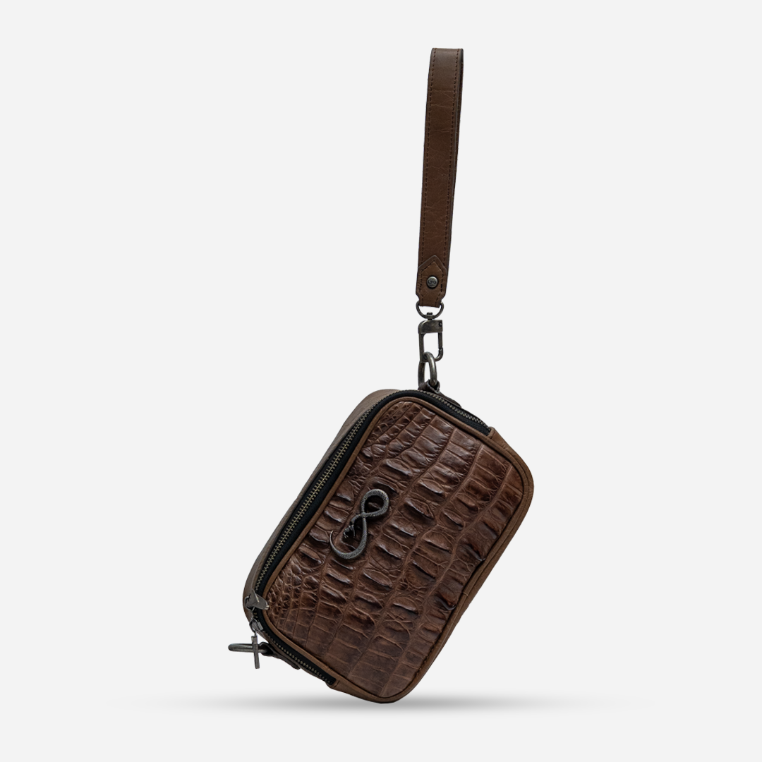 Documentera Mini - Billionaire Croc Cocoa Lux