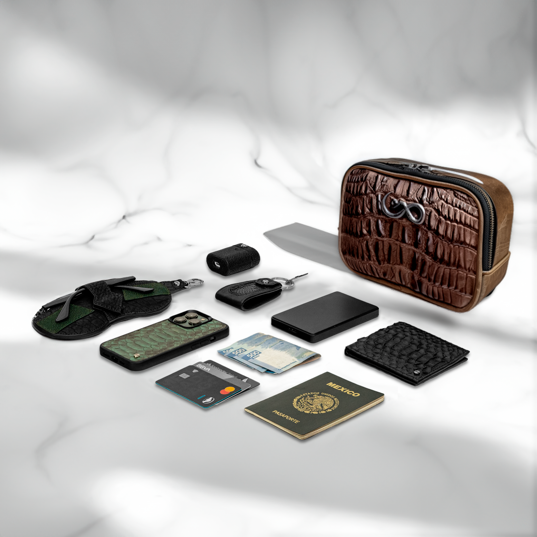 Documentera Mini - Billionaire Croc Cocoa Lux