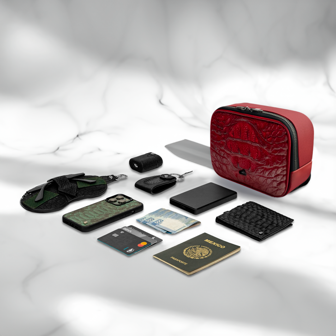 Documentera Mini - Billionaire Croc Red