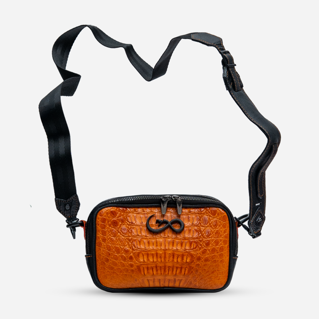 Documentera Mini - Billionaire Croc Orange