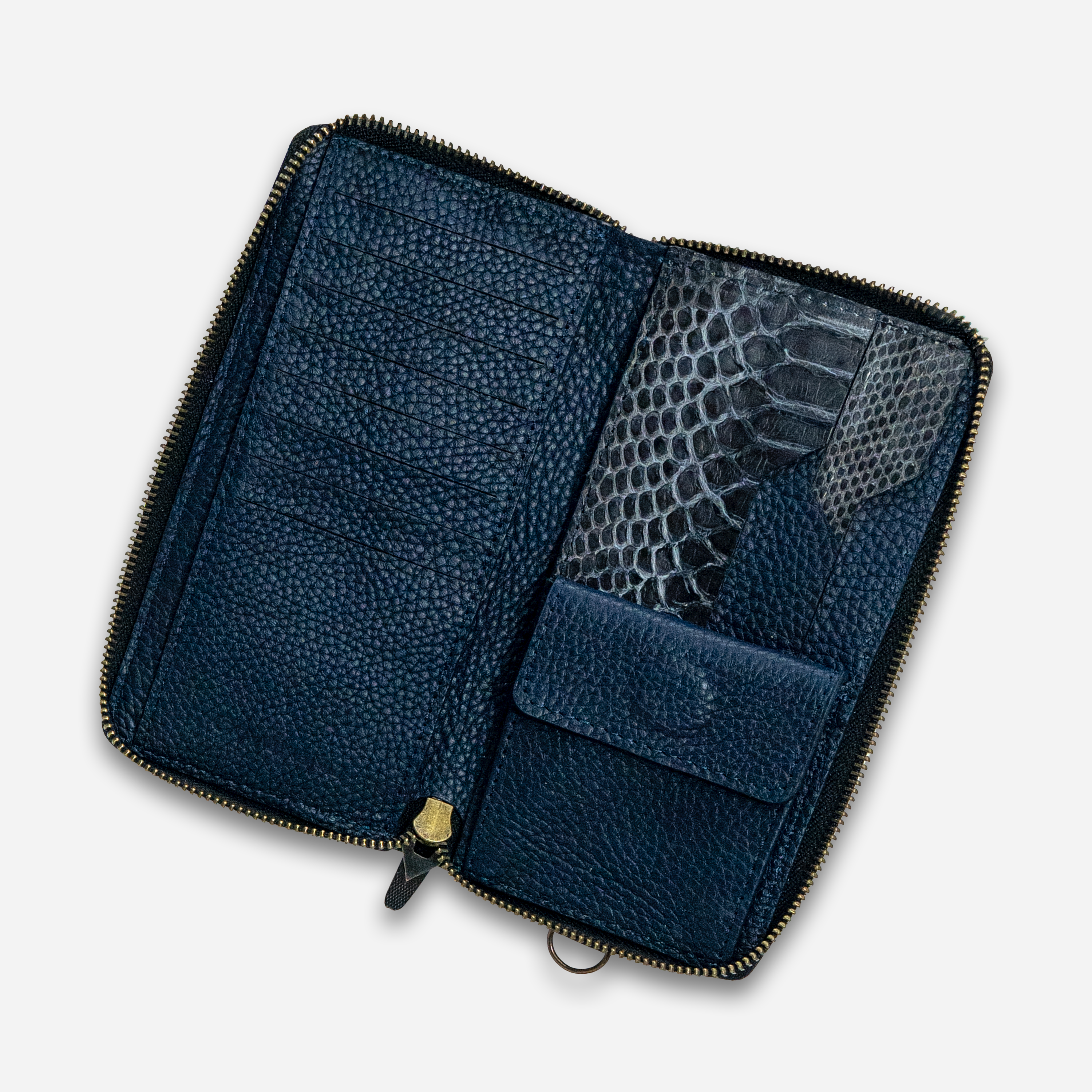 Cartera Larga "The Glam" Python Mist