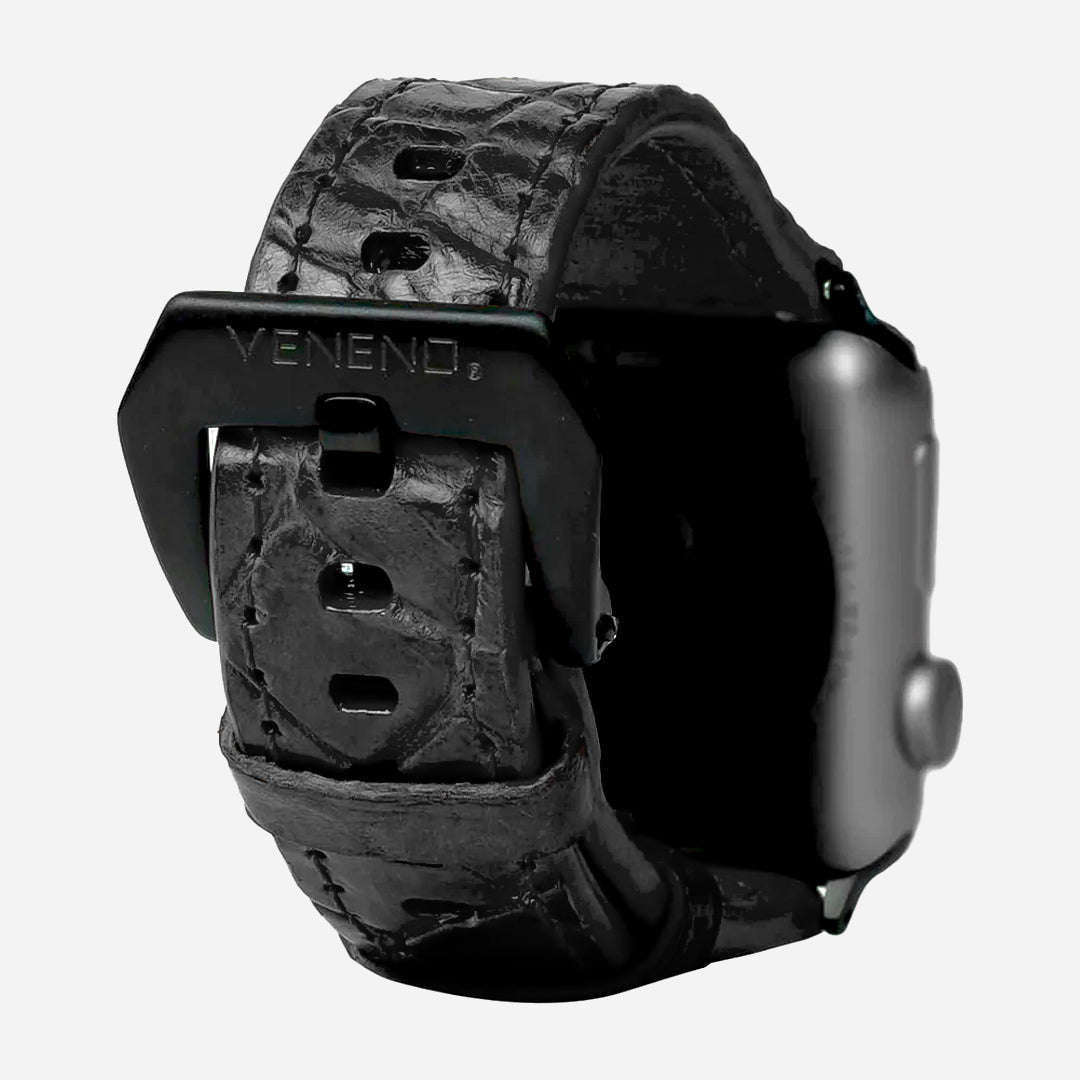 Extensible - Apple Watch Billionaire Croc Black