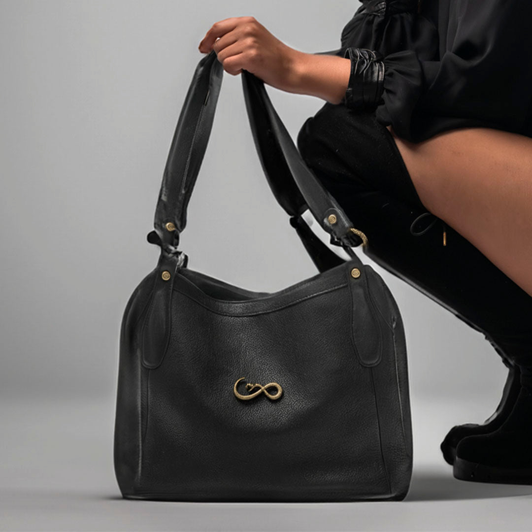 Bolsa Shoulder bag - BARBARA Black
