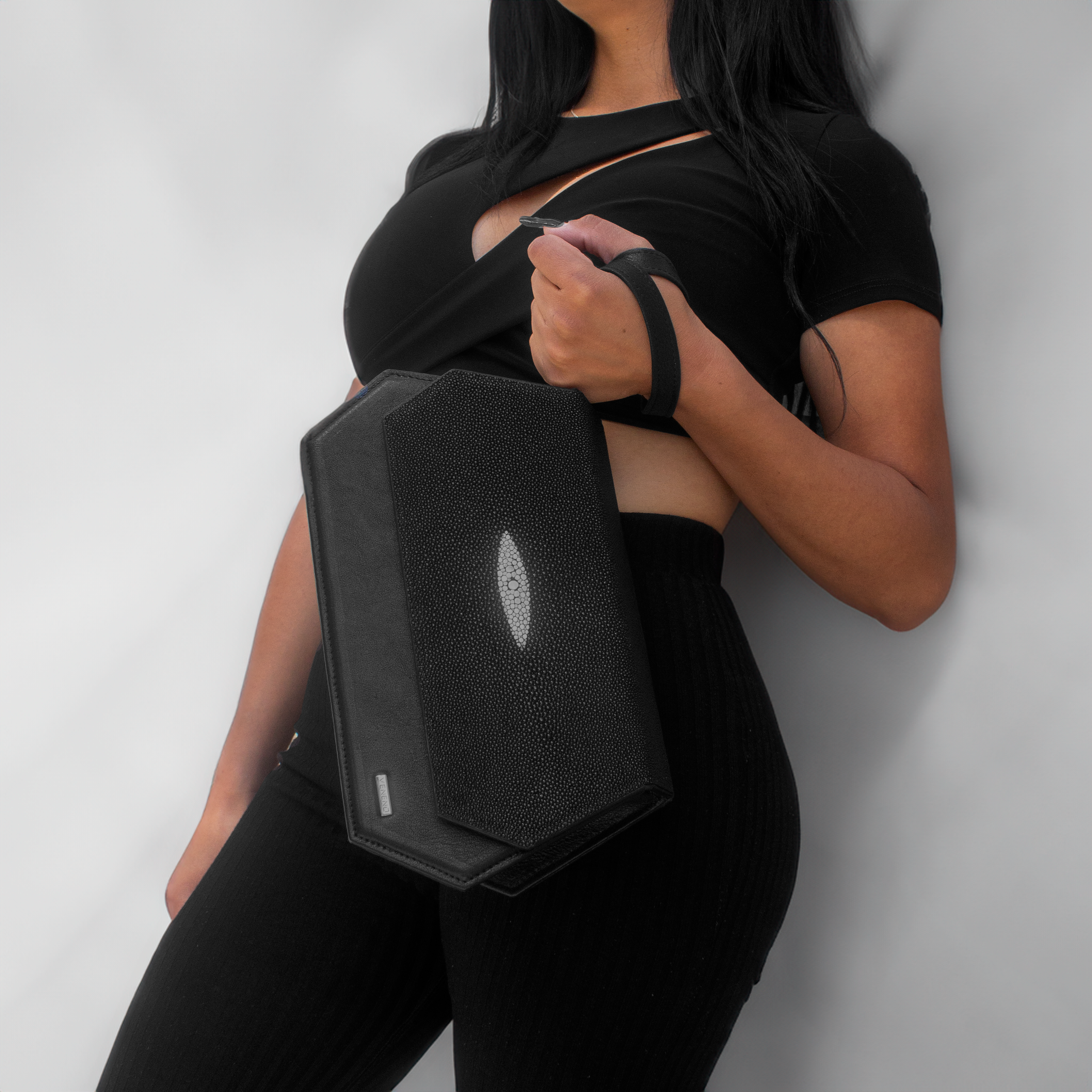 Bolso "Adhara" Stingray Black