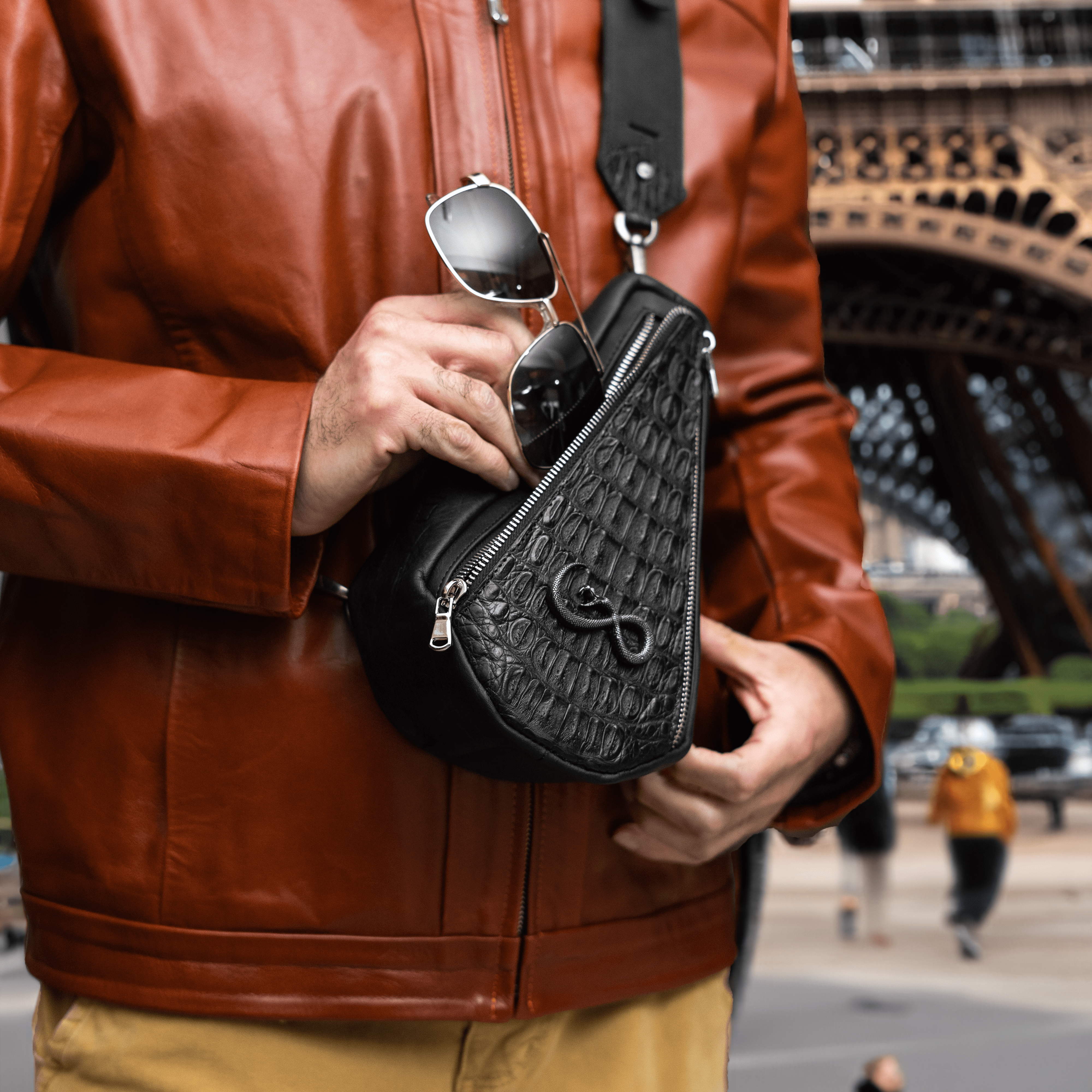 "The Falcon" Billionaire Croc Black