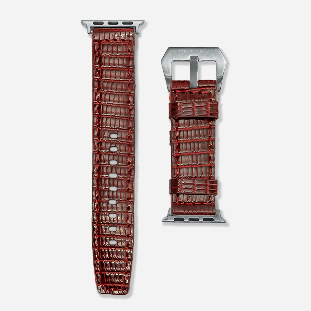 Extensible - Apple Watch Lizzard Wine