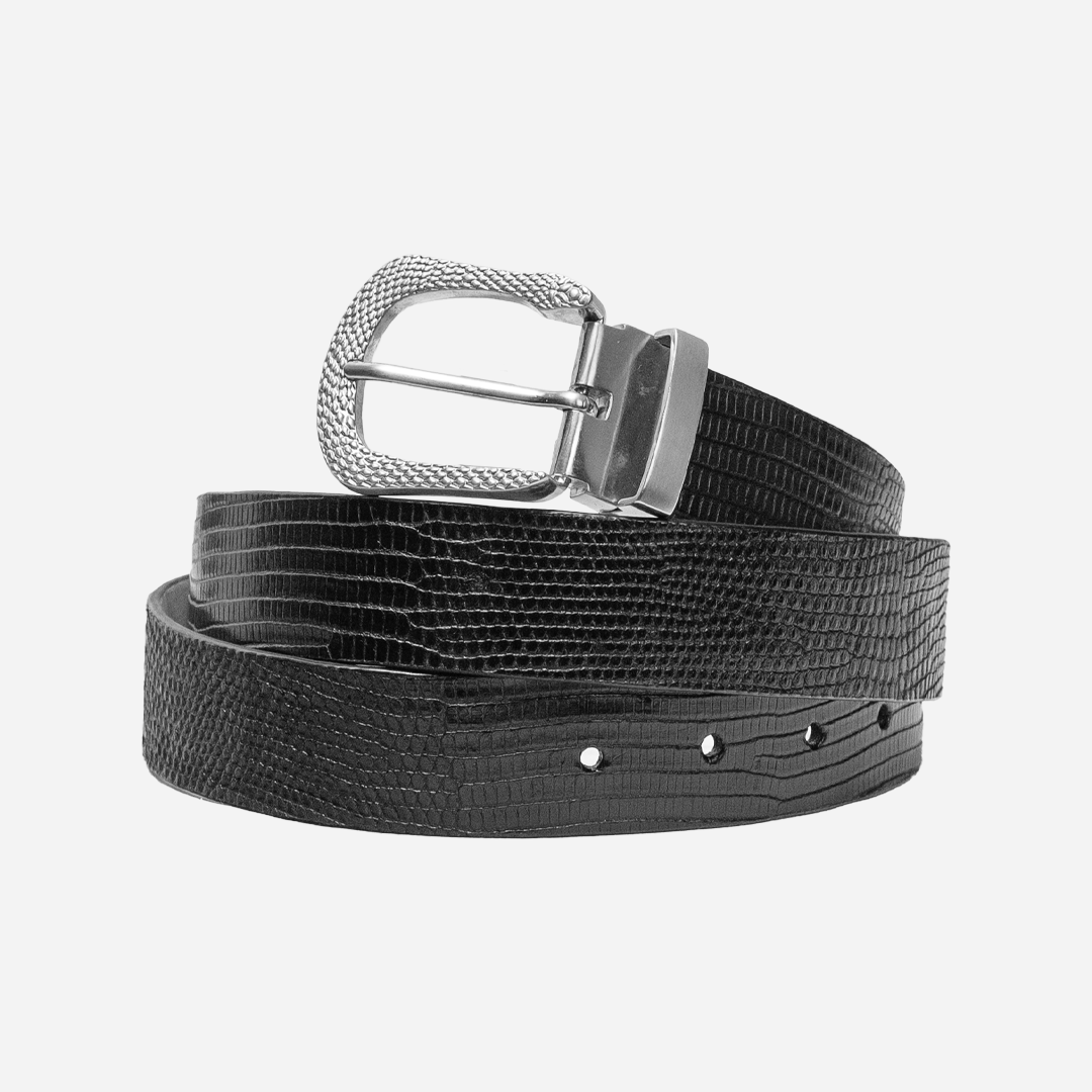 Cinturón – Lizzard Black