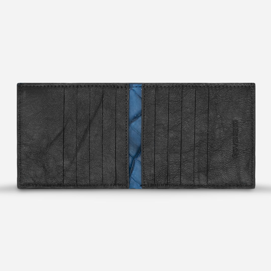 Cartera Grande "The Ambassador" - Billionaire Croc Blue Moss