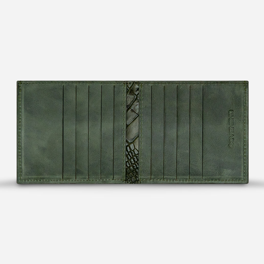 Cartera Grande "The Ambassador" - Billionaire Croc Olive