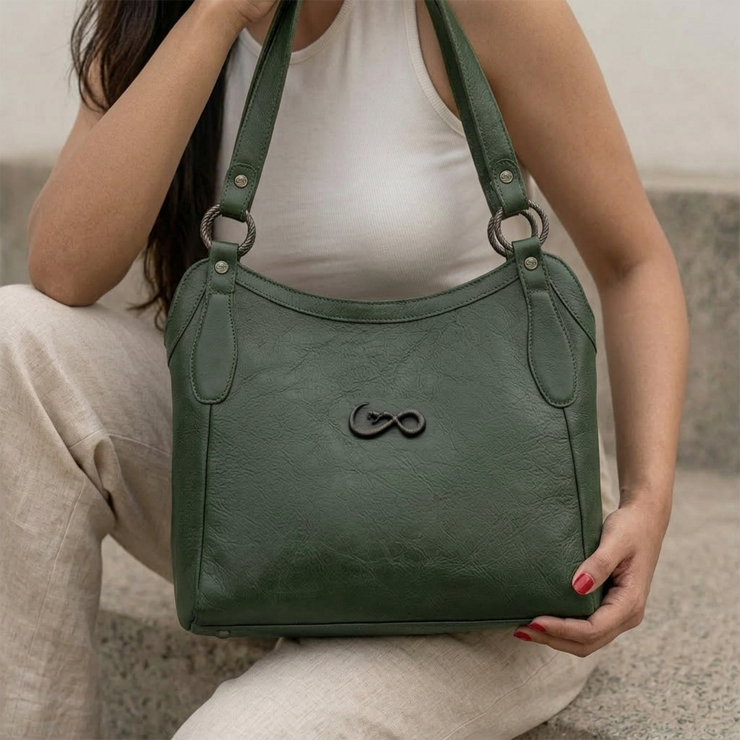Bolsa Shoulder bag - BARBARA Mossy