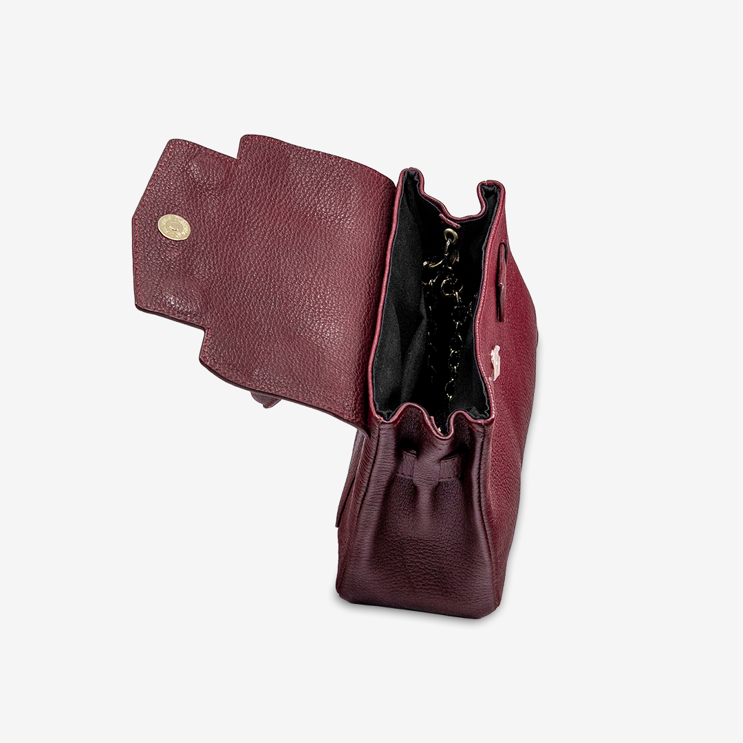 Bolso "Mini Suki" - Burgundy