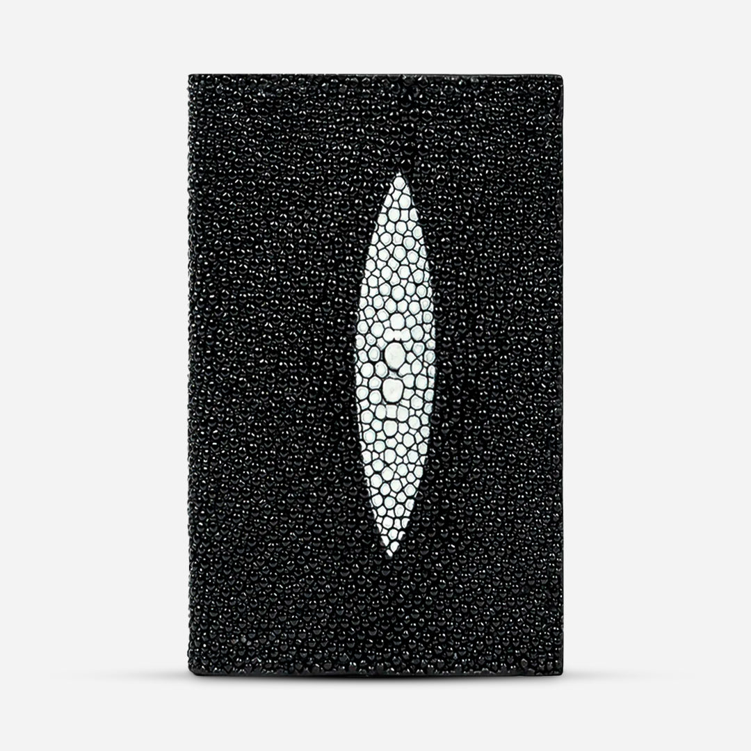 Tarjetero Vertical "Huracán" Stingray Black