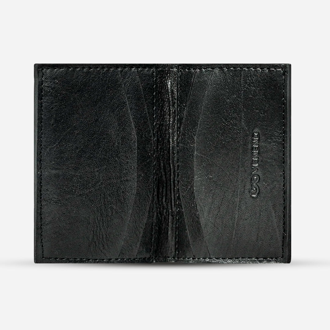 Tarjetero Vertical "Huracán" Stingray Black