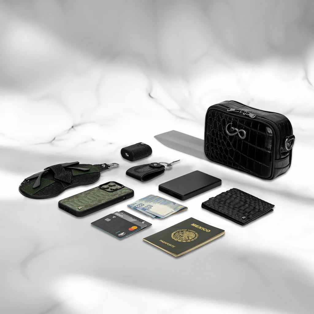 Documentera Mini - Billionaire Croc Black
