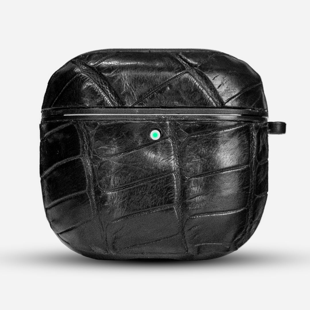 Funda Airpods 4Gen Case - Billionaire Croc Black