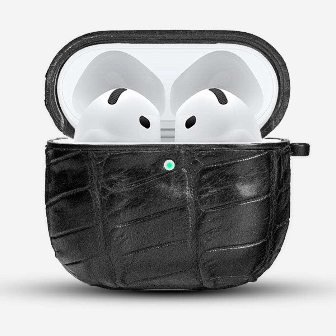 Funda Airpods 4Gen Case - Billionaire Croc Black