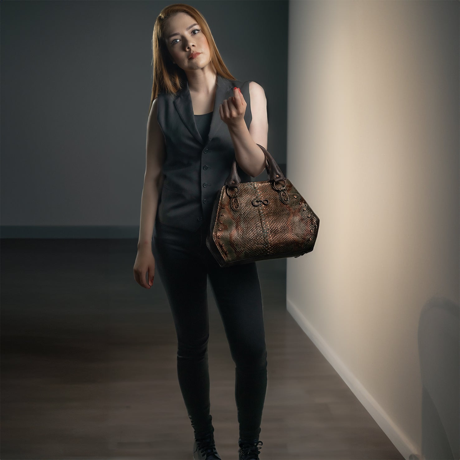 Bolso "Eleanor" - Patina Python