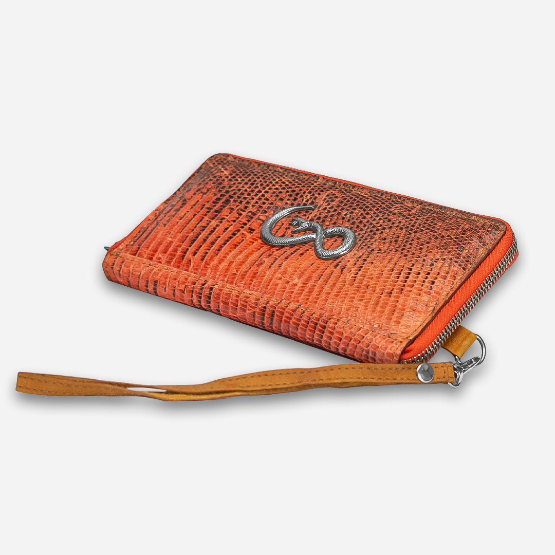 Cartera Larga "The Glam" Lizzard Solstice