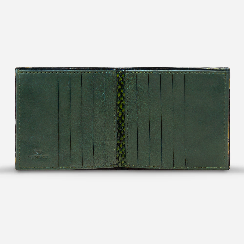 Cartera Grande "The Ambassador" Viper Green