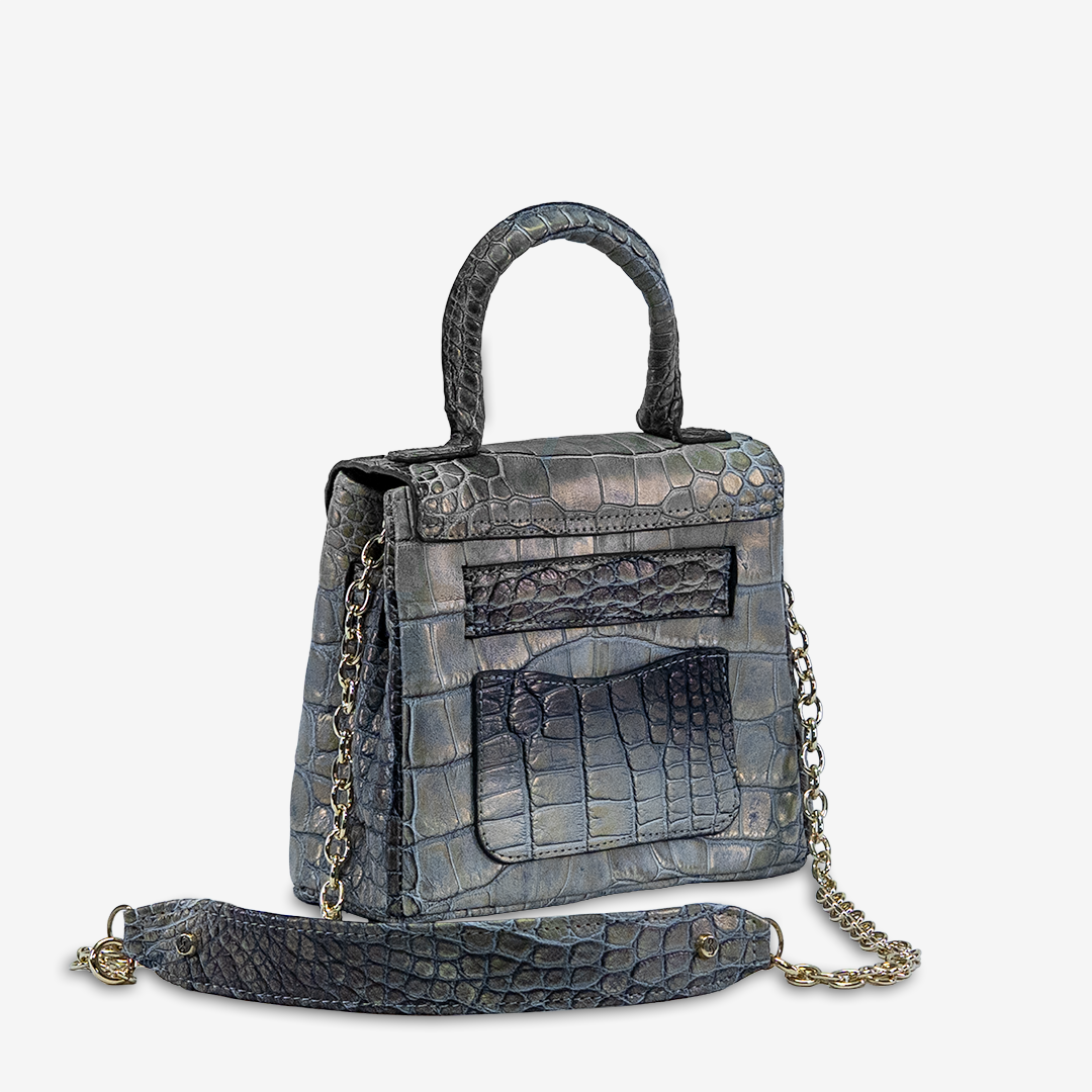 Bolso "Mini Suki" - Ghost Gold