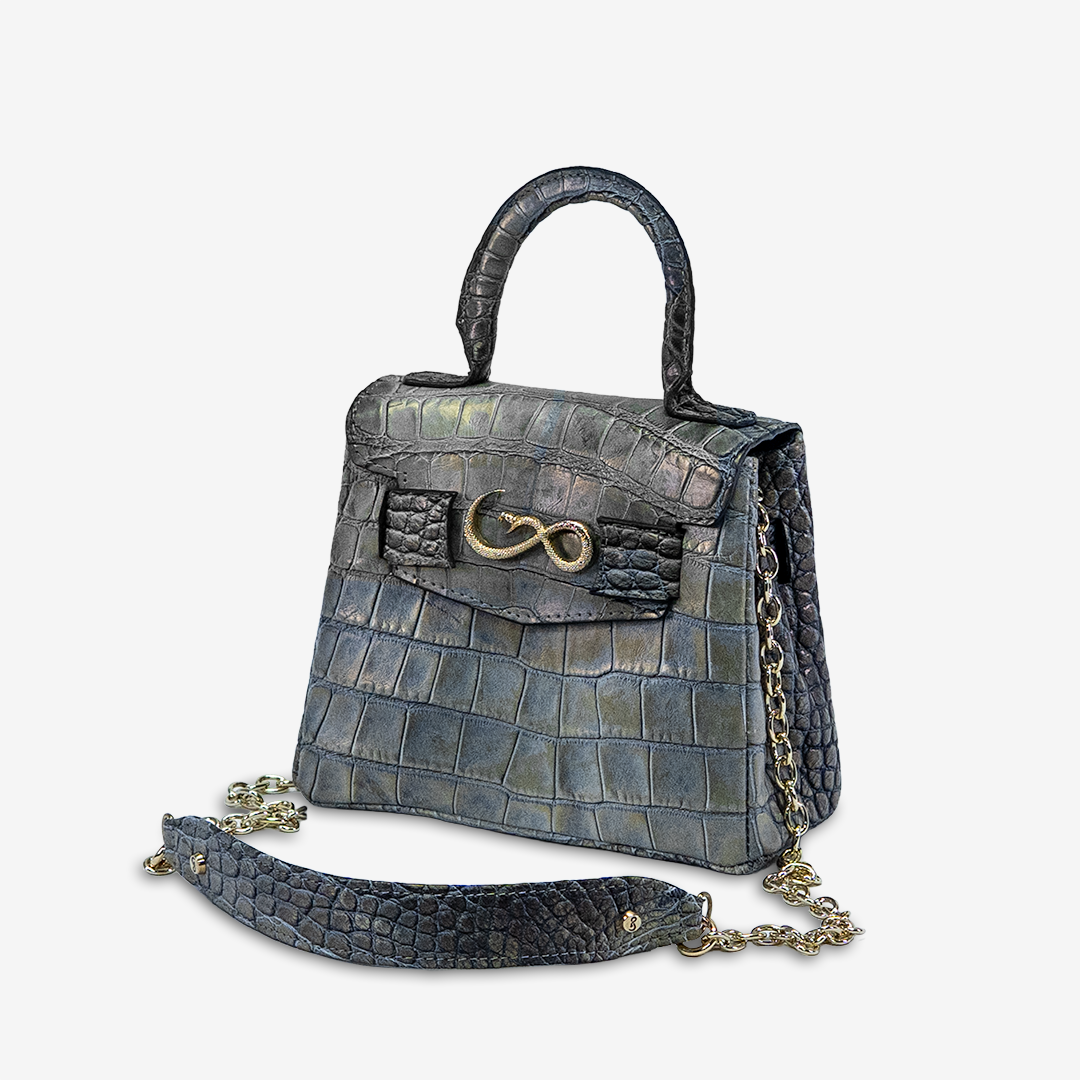 Bolso "Mini Suki" - Ghost Gold