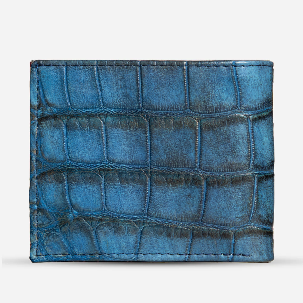 Cartera "The Grid" - Billionaire Croc Tidal Blue
