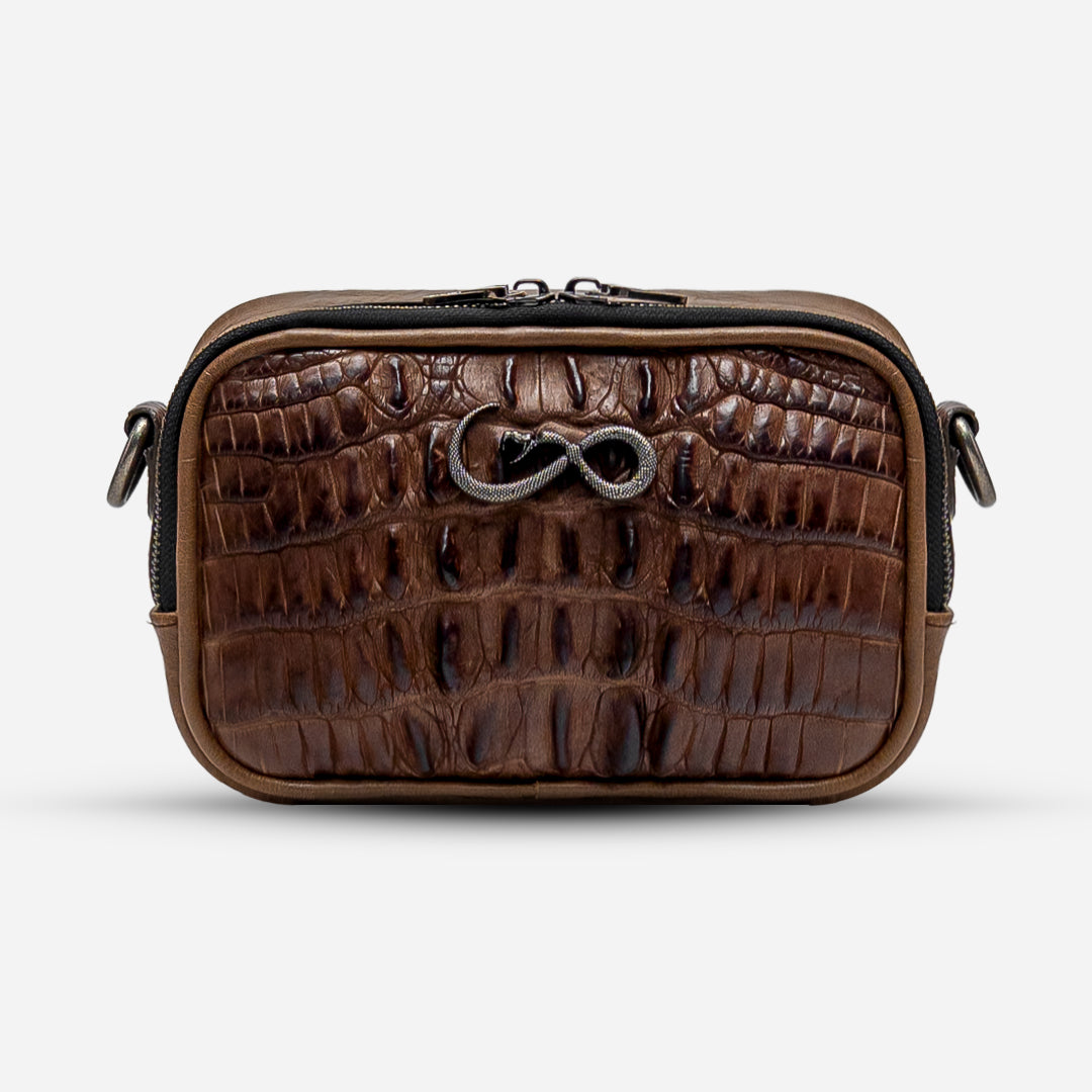 Documentera Mini - Billionaire Croc Cocoa Lux
