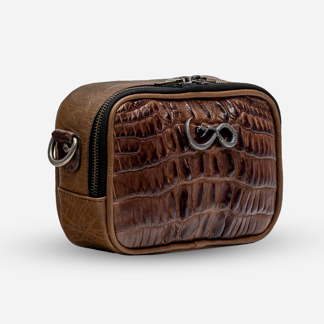 Documentera Mini - Billionaire Croc Cocoa Lux